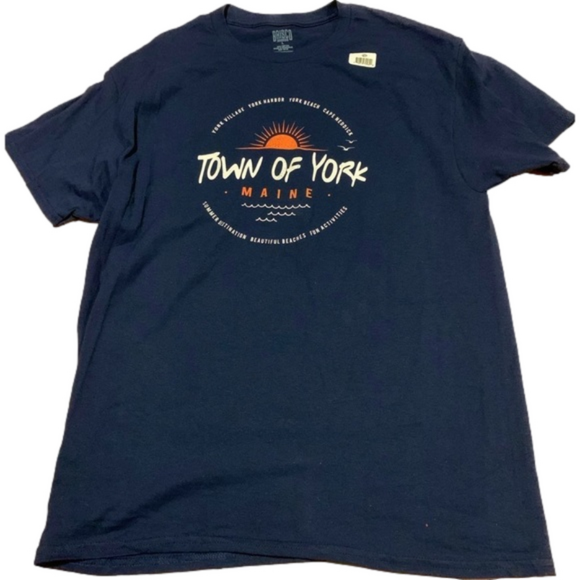 TOWN of York Maine Tee (Sz L) - Picture 1 of 4